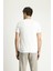 V Yaka Slim Fit Dar Kesim Süprem Pamuklu Tişört 4