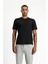 V Yaka Slim Fit Dar Kesim Süprem Pamuklu Tişört 3