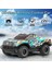 1:24 Full Fonksiyon LED Işıklı Şarjlı 2.4ghz Uzaktan Kumandalı Off Road Yarış Arabası Mavi 4