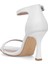 Elit MST1253C Kadın Klasik Topuklu Ayakkabı Beyaz 4