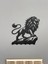 Heybetli Kükreyen Aslan Kral Metal Duvar Anahtar Askısı Anahtarlık Ev Ofis Garaj Askılığı 23X23X2 cm 1