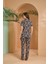 Pjs 27063 Kısa Kol Gömlek Yaka Patlı Pijama Takımı 4