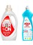 Doğal Mineralli Çamaşır Deterjanı Renkliler Için 26 Yıkama+ 1 Adet 650 ml Aquabor Bulaşık Deterjanı 1