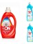 Doğal Mineralli Çamaşır Deterjanı Renkliler Için 26 Yıkama+ 2*650 ml Aquabor Bulaşık Deterjanı 1