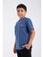Erkek Çocuk Regular Fit Yarım Kollu T-Shirt Indigo 4