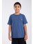 Erkek Çocuk Regular Fit Yarım Kollu T-Shirt Indigo 5