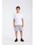 Erkek Çocuk Loose Fit Yarım Kollu T-Shirt Beyaz 2