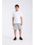 Erkek Çocuk Loose Fit Yarım Kollu T-Shirt Beyaz 3
