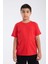 Erkek Çocuk Regular Fit Yarım Kollu T-Shirt Kırmızı 2