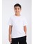 Erkek Çocuk Regular Fit Yarım Kollu T-Shirt Beyaz 5