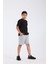 Erkek Çocuk Sweat Short Gri Melanj 1