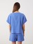 Yeni Sezon V Yaka Dokulu Onu Fiyonklu Muslin Bluz - S5QB37Z8 4