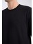 Erkek Loose Fit Yarım Kollu T-Shirt Siyah 3