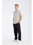 Erkek Regular Fit Polo T-Shirt Gri 3