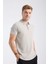 Erkek Regular Fit Polo T-Shirt Gri 4