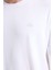 Erkek Loose Fit Yarım Kollu T-Shirt Beyaz 2