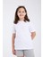 Kız Çocuk Regular Fit Yarım Kollu T-Shirt Beyaz 2