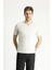 V Yaka Slim Fit Dar Kesim Süprem Pamuklu Tişört 1