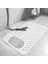 | Kaymaz Banyo Paspası | Beyaz | 69,5X36CM – Dikdörtgen Duş Matı, Küvet Paspası | Güçlü Vantuzlu, Su Tahliyeli, Masaj, Fırçalı | Makinede Yıkanabilir | Kaydırmaz Zemin Matı 4