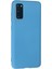 Samsung Galaxy S20 Plus Kılıf Nano Içi Kadife Silikon - Mavi - PZRCR8222-4140 3