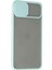 iPhone 11 Pro Max Kılıf Palm Buzlu Kamera Sürgülü Silikon - Turkuaz - PZRCR7480-2813 3