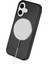 iPhone 16 Plus Kılıf Glow Magsafe Kapak - Siyah - PZRCR9444-7930 5