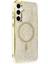 Samsung Galaxy S23 Kılıf Diamond Magsafe Kapak - Gold - PZRCR5212-8888 2