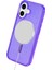iPhone 16 Plus Kılıf Glow Magsafe Kapak - Mor - PZRCR9986-1097 5