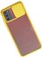 Samsung Galaxy A02S Kılıf Palm Buzlu Kamera Sürgülü Silikon - Sarı - PZRCR6122-4059 2