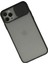 iPhone 11 Pro Max Kılıf Palm Buzlu Kamera Sürgülü Silikon - Siyah - PZRCR4267-4187 2