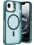 iPhone 16E Flet Lens Magsafe Kapak - Koyu Yeşil - PZRCR9031-2292 1