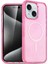iPhone 15 Plus Kılıf Glow Magsafe Kapak - Pembe - PZRCR3148-9722 1