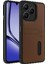 Realme Note 50 4g Kılıf Sara Kartvizitli Deri Kılıf - Taba - PZRCR8146-9399 2