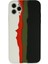 iPhone 11 Pro Kılıf Ebruli Lansman Silikon - Beyaz-Siyah - PZRCR3450-2001 1