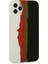 iPhone 11 Pro Kılıf Ebruli Lansman Silikon - Beyaz-Siyah - PZRCR3450-2001 3