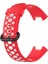 Xiaomi Redmi Watch 2 Spor Delikli Kordon - Kırmızı-Beyaz - PZRCR2289-2436 3