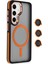 Samsung Galaxy S24 Winner Magsafe Kapak - Turuncu - PZRCR7074-6691 3