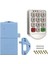 Powermaster PM-26723 Tuş Şifreli Gri Çekmece Dolap Kilidi 2'li Paket Şifrematik Dolap Kilit 1