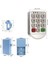 Powermaster PM-26723 Tuş Şifreli Gri Çekmece Dolap Kilidi 2'li Paket Şifrematik Dolap Kilit 2
