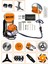 Powerforge 11 Başlıklı Set Sırt Tipi Benzinli Motorlu Ot Çalı Tırpanı Çim Biçme Makinesi Tırpan-Trnc 2