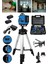 Powerforge Profesyonel 360° 16 Köşe Otomatik Hizalama Tripod'lu Lazer Metre Hizalama-Mavi 1
