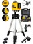 Powerforge Profesyonel 360° 16 Köşe Otomatik Hizalama Tripod'lu Lazer Metre Hizalama-Sarı 2
