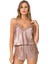 - Vizon Saten Babydoll Şort Takımı 1