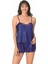 - Saks Saten Babydoll Şort Takımı 1