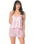 - Pembe Saten Babydoll Şort Takımı 1