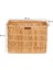 %100 El Yapımı Doğal Hasır Dikdörtgen Kulplu Organizer Sepet | 32X22X24 cm | Kitap & Oyuncak Kutusu | Dekoratif Çok Amaçlı Kutulama 5