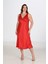 - 2li Kırmızı Sabahlık Takımı Bigsize 6226 1