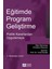 Eğitimde Program Geliştirme 1