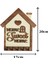 Ahşap Anahtar Askılığı – "home Sweet Home" Tasarımlı Duvar Tipi Anahtarlık (20X17CM) 3