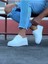 J506 Bağcıklı Ortopedik Taban Erkek Sneaker Günlük Ayakkabı Bt Beyaz 3